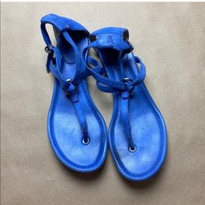 Frye Madison strappy flat leather sandals